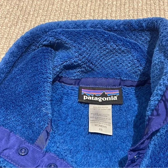 Patagonia Women’s Re-Tool Snap-T Fleece Pullover in Andes Blue (XS) - Picture 3 of 7